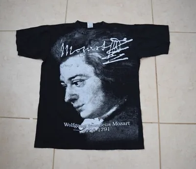 Vintage 1992 Mozart AOP Tour M Shirt Tee Bach Beethoven Rare 90s Concert Promo • $99.99