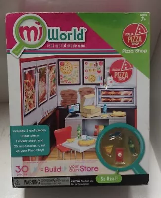 Jakks Pacific MiWorld  Italia Pizza Shop   Mall Store Playset*Real Minis* World • $50