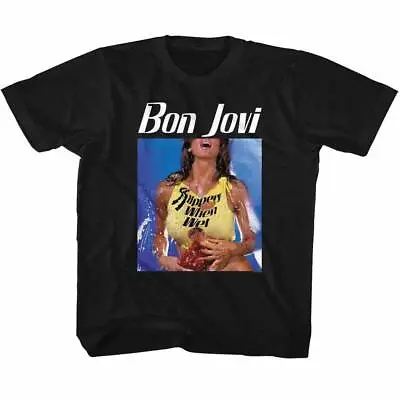£16.30 • Buy Bon Jovi Bon Slippery When Wet Black Children's T-Shirt