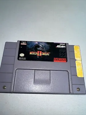 Mortal Kombat II 2 SNES (Super Nintendo 1994) Authentic & Tested • $21.20