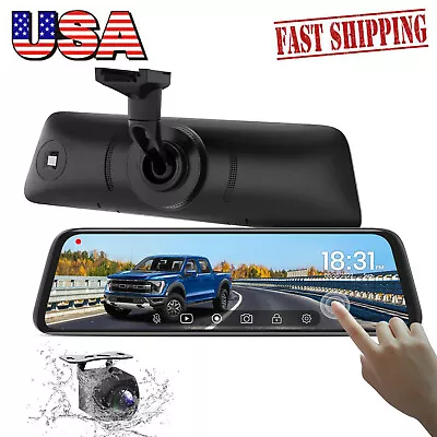 AUTO-VOX T9 HD 9.35''1080P OEM Rear View Mirror Smart Touch Screen Backup Camera • $134.98