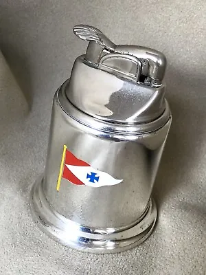 VERY RARE VTG Evans Tiffany Sterling Silver Lighter BARRINGTON YACHT CLUB RI USA • $199.99