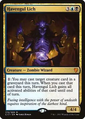 Havengul Lich Commander 2017 NM Blue Black Mythic Rare MAGIC MTG CARD ABUGames • $3.19