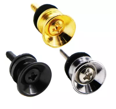 $4.99 • Buy 2X Electric Guitar Strap Button Pins Pegs For Acoustic Bass Ukulele Lock Pins