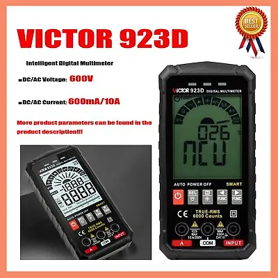 VICTOR 923D 923E 925 Smart Digital Multimeter Large Screen Multimeter • $26.99