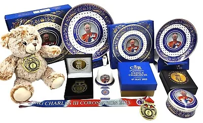 £19.99 • Buy King Charles III Coronation Gift & Souvenir Mug Plate Bag Bell Medal Decorations