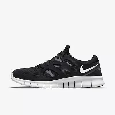 Nike Free Run 2 [537732-004] Men Running Shoes Black/Dark Grey-White • $240.85