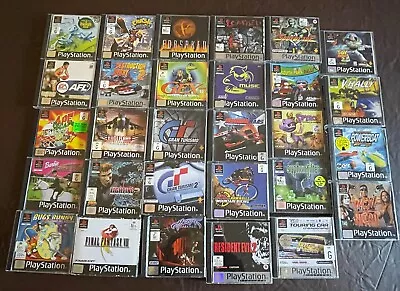 Sony Playstation 1 Games - Make A Selection - Most Never Used - See Description! • $85