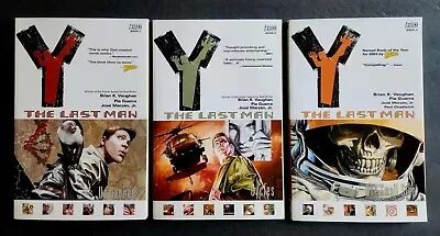 Y The Last Man Deluxe TPB Lot Of Three - 123 - Brian K. Vaughan - Vertigo NM • $8.30