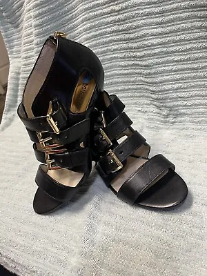 Michael Kors Booties MK Plate (size US 7) Luggage  • $20.99