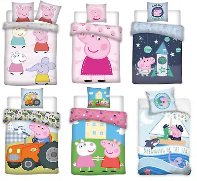 £18.99 • Buy Lovely Peppa Pig George Baby Toddler Bedding Set 100% COTTON Cot Cotbed Farm