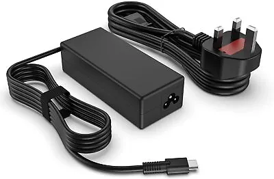 65W TYPE-C USB-C Laptop Power Adapter Charger For Lenovo Acer HP Apple Sony ASUS • £12.87