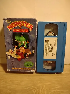 Monster In My Pocket (VHS 1995 Kidmark) Rare Big Box With Toy Gargoyle  • $60