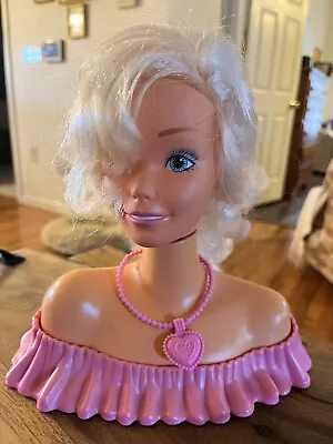 Vintage ARCO Barbie Styling Head With Original Necklace • $19.99