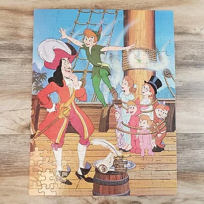 Vintage Disney Peter Pan Jigsaw Puzzle 200 Pieces Golden ~ Missing One Piece • $11.98