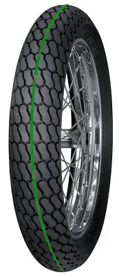 Mitas 130/80-19 (27x7-19) H-18 FLAT TRACK Green Stripe NHS Tire • $174.50