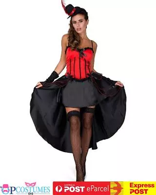 Red Burlesque Dancer Spanish Senorita Spain Dancing Costume Fancy Dress • $45