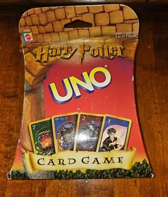 Harry Potter Uno Card Game Mattel Dated 2000  • $25