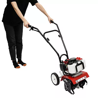 52CC Gasoline Powered Garden Tiller Soil Mini Cultivator Tilling Tool 2 Stroke  • $182