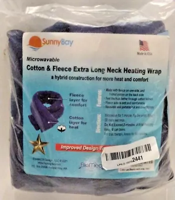 SunnyBay Neck Heating Wrap Bean Bag Heating Microwavable Warmer For Pain Relief  • $24