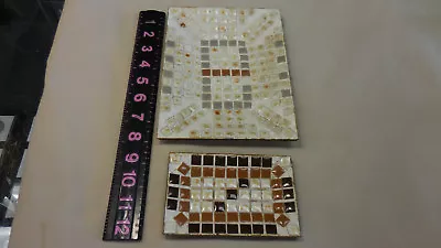 Two Vintage Mosaic Tile Trays   • $25
