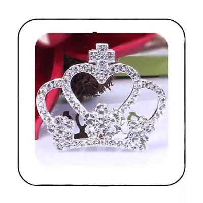 Mini Tiara Comb Princess Wedding Hair Comb Birthday Rhinestone Crown Comb Flo... • $10.88