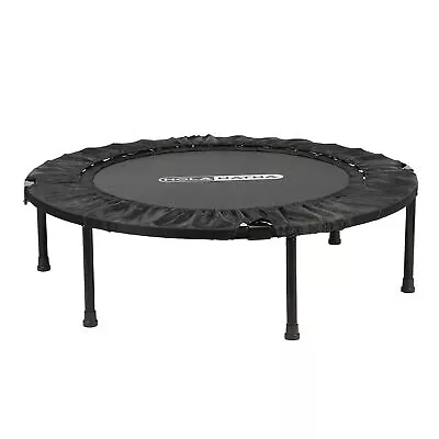 HolaHatha 40 Inch Foldable Mini Trampoline Fitness Rebounder W/Adjustable Handle • $60.99