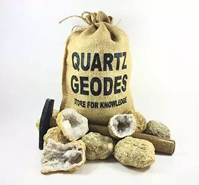 Large 3  Break Open Your Own Whole Moroccan Geodes Gift Bag - 10 Pack • $39.95