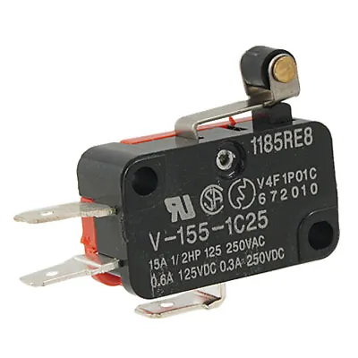 V-155-1C25 Micro Limit Switch Short Hinge Roller Lever Arm SPDT Snap Action NEW • $6.19