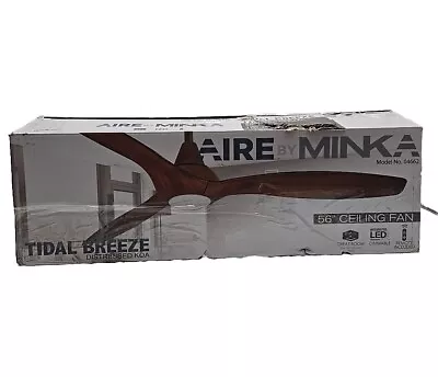 AIRE BY MINKA 04662 Tidal Breeze 56in LED Indoor Distressed Koa Ceiling Fan NEW • $152.99