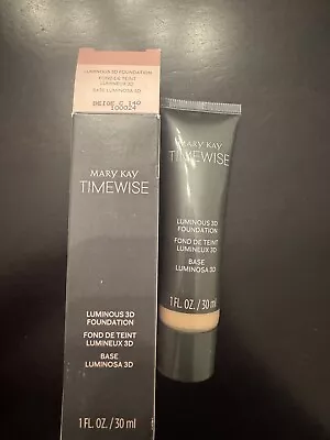 Mary Kay TimeWise LUMINOUS 3D Foundation Beige C 140 100024 New In Box Free Ship • $20.35