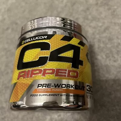 £16.42 • Buy Cellucor C4 Ripped Pre-workout Supplement Tropical Punch - 30 Servings 1 Month 