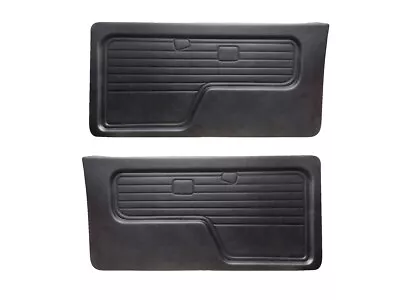 Interior Door Panel For BMW E30 Coupe Cabriolet 3 Series 1982-1994 Black 2 PCS • $455.90