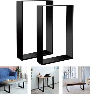 £30.99 • Buy 2PCS  Table Legs Industrial Steel Furniture Stand For Dining/Office/Desk/Bench