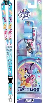 My Little Pony Character Images Lanyard W/ Besties Cast Badge Holder NEW UNUSED • $5.99