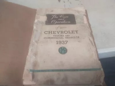 1937 CHEVROLET TRUCKS GMH Australian Owners Manual  • $19.95