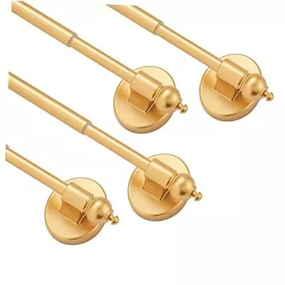 Magnetic Curtain Rods For Metal Doors，Multi-Use 16-28 Inch | 4 Pack Gold • $44.78