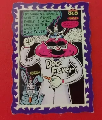 Rare Oddbodz Doc Fever Purple Glo Card # GHC-61  Smiths Crisps • $75