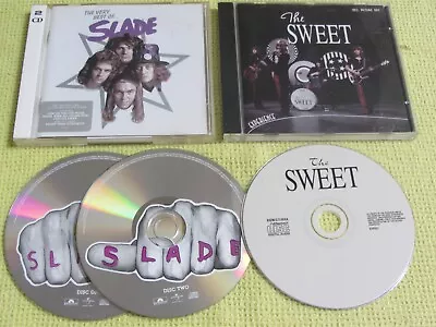 The Very Best Of Slade & The Sweet The Sweet 2 Albums 3 CDs Glam Rock 1970s • $8.32