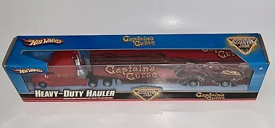 $69.99 • Buy Hot Wheels Captains Curse 4x4 Monster Truck Jam Heavy-Duty Hauler Transporter HW