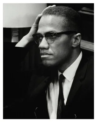 Vintage Malcolm X Poster 10x8 ACTIVIST CIVIL RIGHTS LEADER 1964  Washington  DC • £7.59