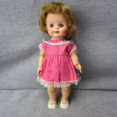 Vintage Effanbee Fluffy Doll Rooted Hair Posable 10in • $21.99