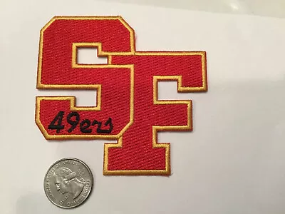 San Francisco 49ers NFL Vintage CLASSIC Embroidered Iron On Patch 3.5” X 3” • $5.95