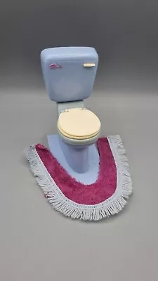 £10.78 • Buy Pedigree Vintage Sindy  WC Toilet Fashion Doll Blue Rug Furniture 