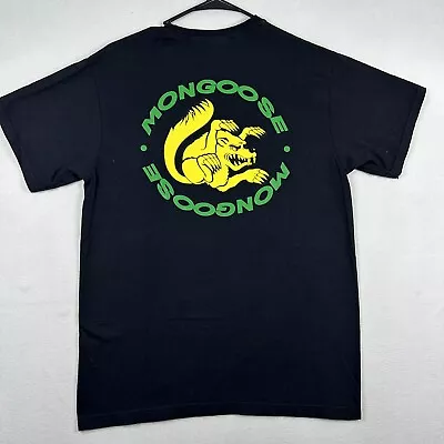 Mongoose Expert T-Shirt Mens Medium Black SOLD OUT Our Legends BMX Vintage Logo  • $28.89