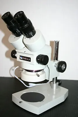 Nice Meiji EMZ Stereozoom Microscope On Desktop Stand 7-45X #2 • $749