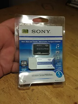 Sony Memory Stick Pro Duo 1GB (MSX-M1GST) + Reader • $21