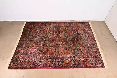 Karastan Kirman Room Size Wool Rug Circa 1940s • $2200