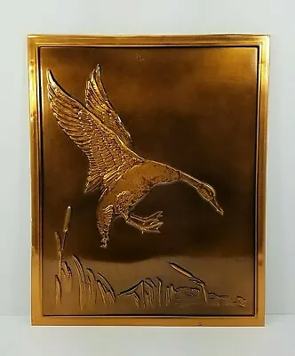 £10.99 • Buy Flying Mallard Duck 3D Relief Copper Color Wall Art Hunting Birds 13 1/2  X 11 