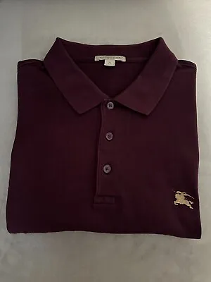 Burberry Mens Polo T Shirt - Size XL • $150